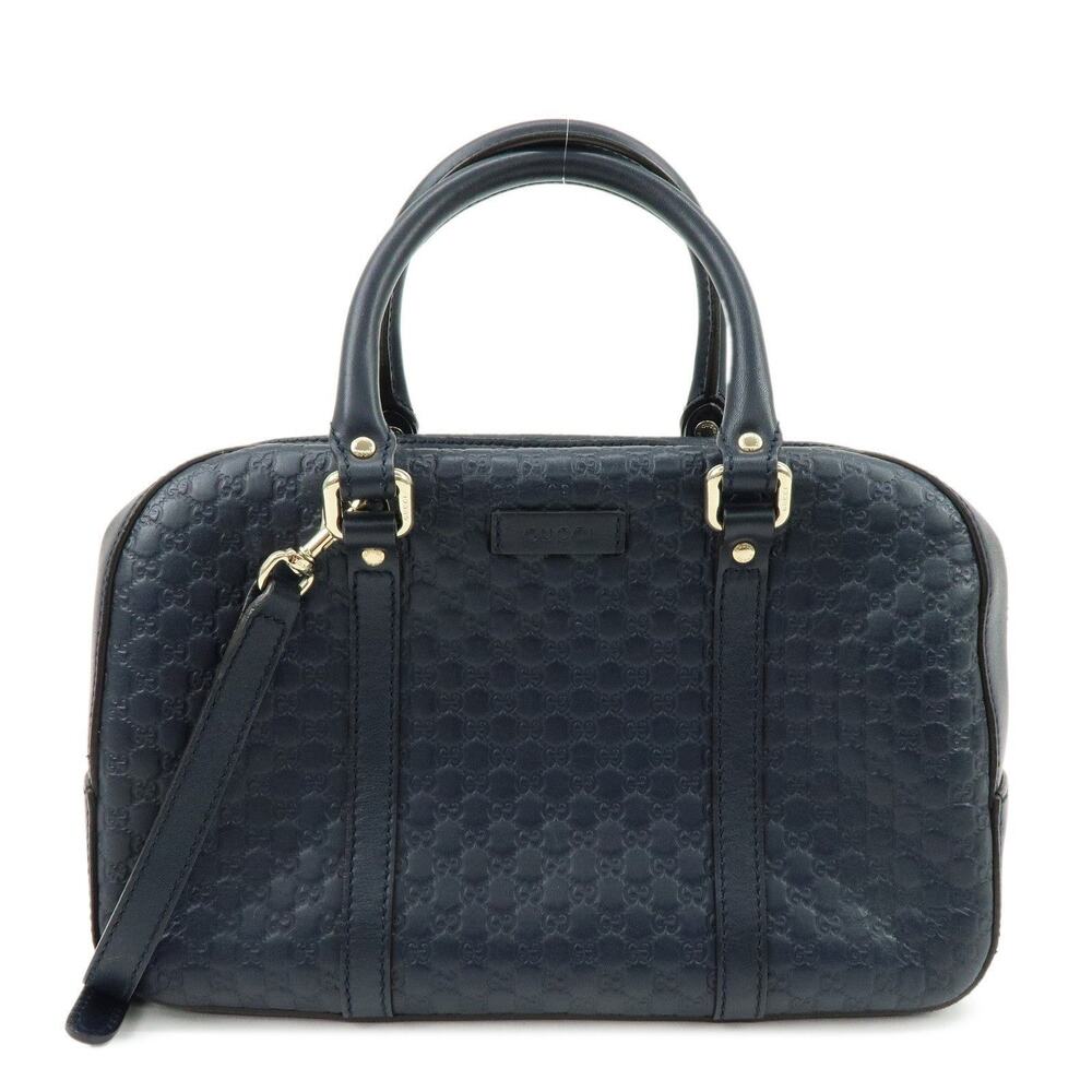 Gucci Microguccissima Leather Handbag Blue